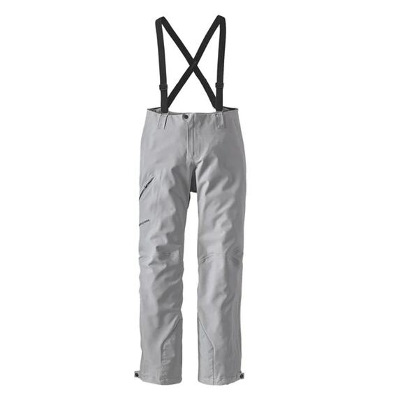 Patagonia Pants - PATAGONIA Drifter Grey Gray KnifeRidge Polartec Power Shield Ski Pants SMALL
